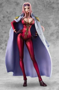 Second Edition Portrait of Pirates Series Limited Edition Black Cage Ver. Hina - ONE PIECE Official Statue - MegaHouse