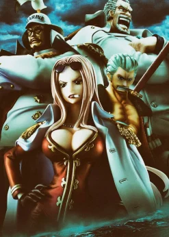 Second Edition Portrait of Pirates Series Limited Edition Black Cage Ver. Hina - ONE PIECE Official Statue - MegaHouse