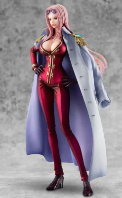 Second Edition Portrait of Pirates Series Limited Edition Black Cage Ver. Hina - ONE PIECE Official Statue - MegaHouse