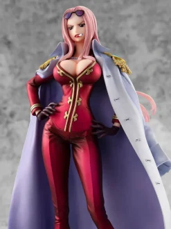 Second Edition Portrait of Pirates Series Limited Edition Black Cage Ver. Hina - ONE PIECE Official Statue - MegaHouse