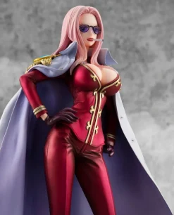 Second Edition Portrait of Pirates Series Limited Edition Black Cage Ver. Hina - ONE PIECE Official Statue - MegaHouse
