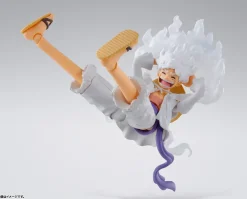 Second Edition S.H. Figuarts Gear 5 Nika Monkey D. Luffy - ONE PIECE Official Statue - TAMASHII