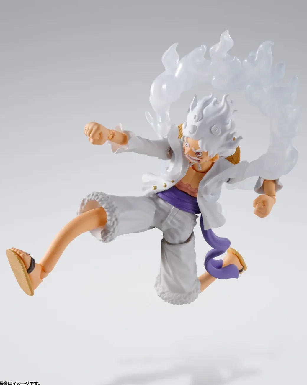 Second Edition S.H. Figuarts Gear 5 Nika Monkey D. Luffy - ONE PIECE Official Statue - TAMASHII