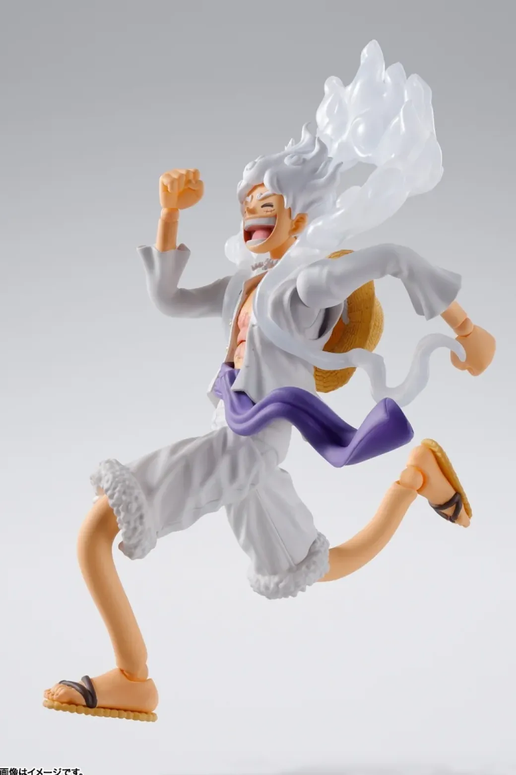 Second Edition S.H. Figuarts Gear 5 Nika Monkey D. Luffy - ONE PIECE Official Statue - TAMASHII