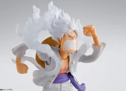Second Edition S.H. Figuarts Gear 5 Nika Monkey D. Luffy - ONE PIECE Official Statue - TAMASHII