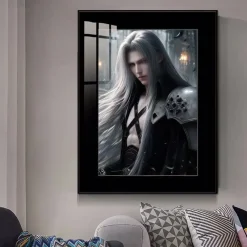 Sephiroth Decorative Painting - (FF7) Final Fantasy VII Decorative Painting - JuZi Studio