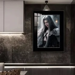 Sephiroth Decorative Painting - (FF7) Final Fantasy VII Decorative Painting - JuZi Studio