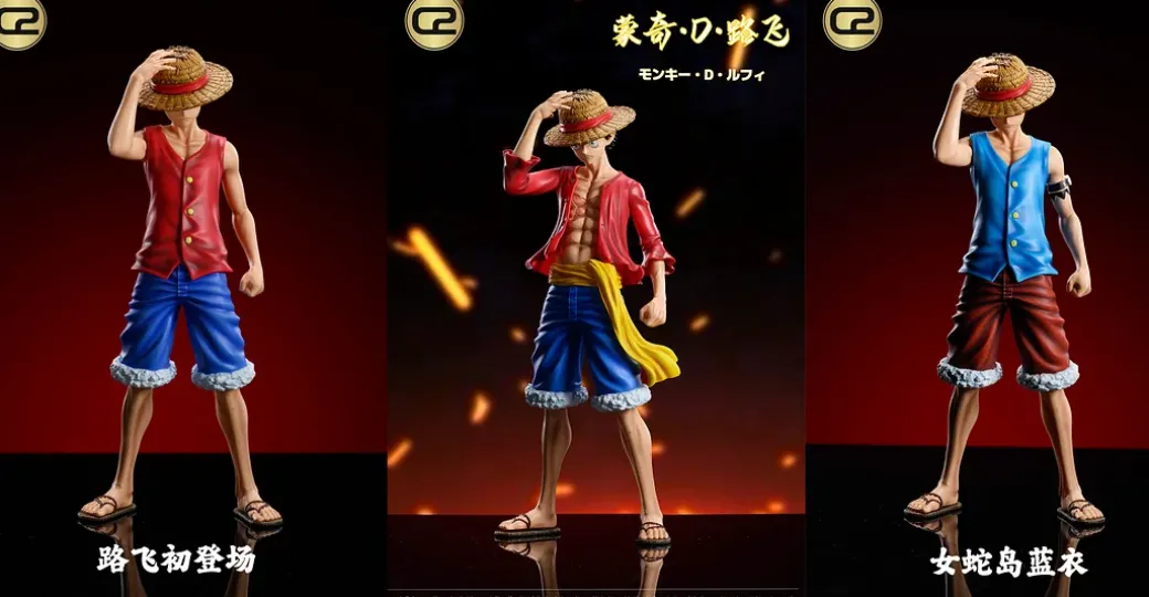 Serious Face Monkey D. Luffy - ONE PIECE Resin Statue - C2 Studio