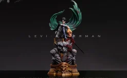 Seriously Injured Squad Captain Levi Ackerman - Attack On Titan Resin Statue - LC-Studios