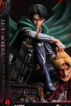 Seriously Injured Squad Captain Levi Ackerman - Attack On Titan Resin Statue - LC-Studios