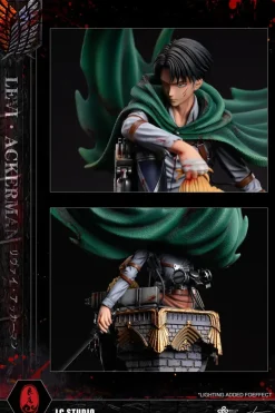 Seriously Injured Squad Captain Levi Ackerman - Attack On Titan Resin Statue - LC-Studios