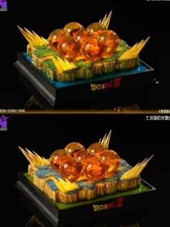 Seven Dragon Balls Base with LED - Dragon Ball Resin Statue - Scene Club Studio