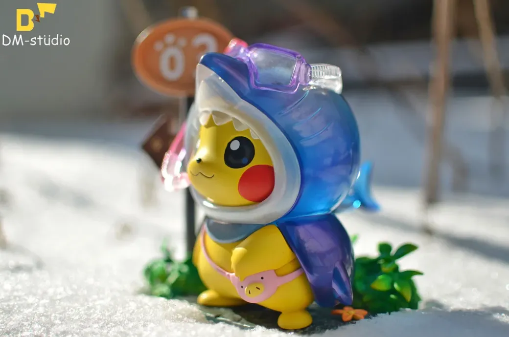 Shark Cosplay Pikachu - Pokemon Resin Statue - DM Studios