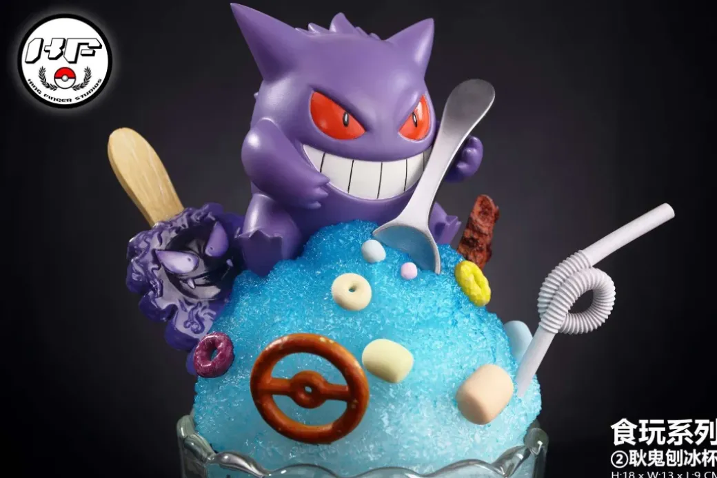 Shaved Ice Cup Ver. Gengar - Pokemon Resin Statue - King Finger Studios