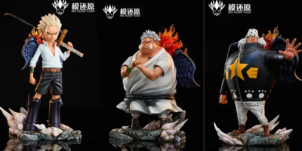 S-Hawk & S-Shark & S-Bear - ONE PIECE Resin Statue - MoHuanYuan Studios