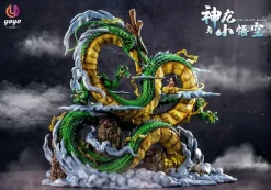 Shenron & Little Son Goku with LED - Dragon Ball Resin Statue - YOYO-Studios