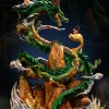 Shenron & Son Goku with LED - Dragon Ball Resin Statue - Blue Dragon Studio
