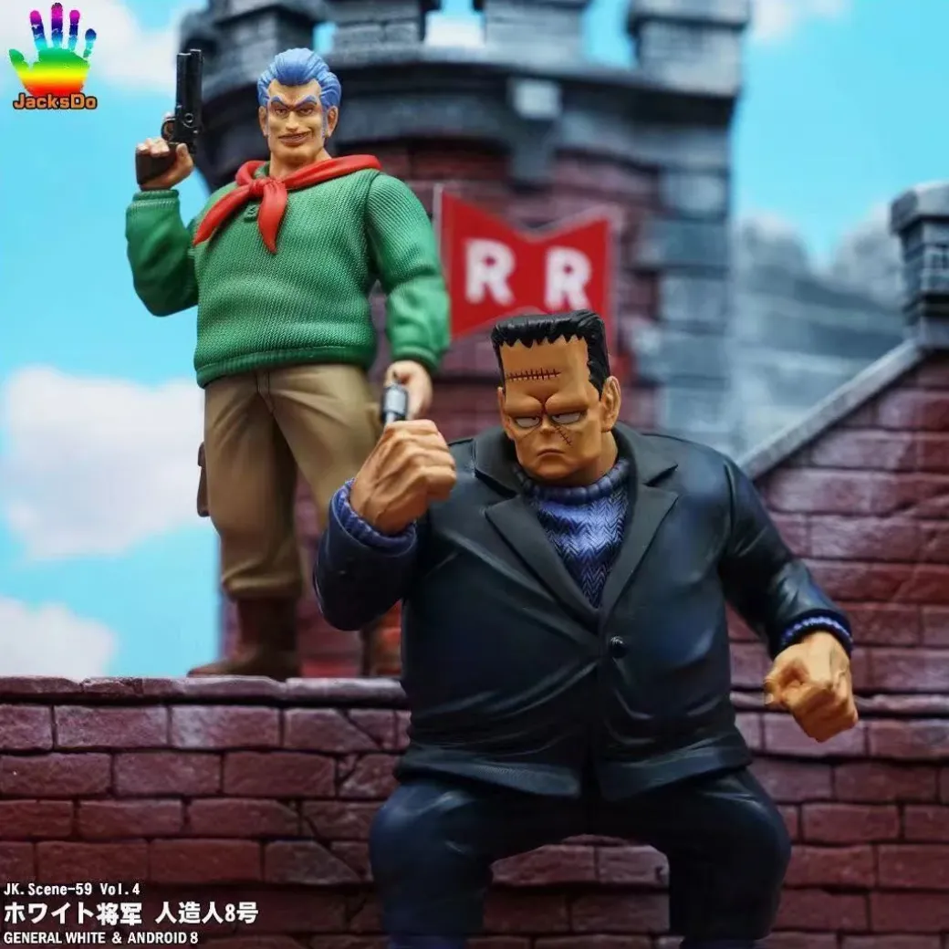 SHF & HG Scale General White & Android 8 - Dragon Ball Resin Statue - JacksDo Studios