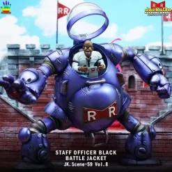SHF & HG Scale Red Ribbon Army Staff Officer Black in the Battle Jacket - Dragon Ball Resin Statue - JacksDo Studios
