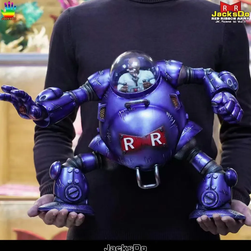 SHF & HG Scale Red Ribbon Army Staff Officer Black in the Battle Jacket - Dragon Ball Resin Statue - JacksDo Studios