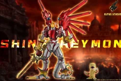 Shine Greymon & Savers Agumon - Digimon Statue - Alpha Studio