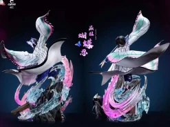 Shinobu Kocho & Doma - Demon Slayer: Kimetsu No Yaiba Resin Statue - Silver Fox Studio