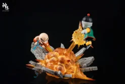 Silhouette Moment Series First Battle of Chiaotzu & Krillin - Dragon Ball Resin Statue - ShenYin Studio