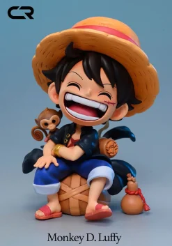 Sitting Chibi Ver. Monkey D. Luffy - ONE PIECE Resin Statue - CR-Studio