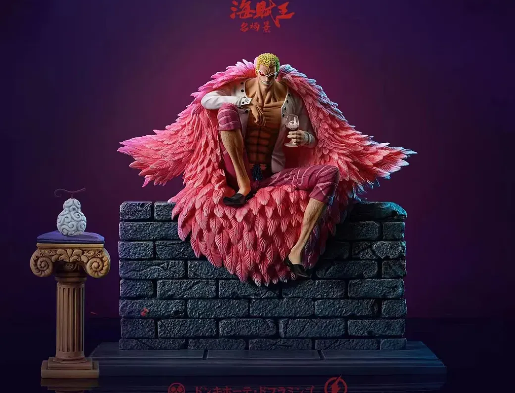 Sitting Donquixote Doflamingo - ONE PIECE Resin Statue - ShanDianMoWan Studio