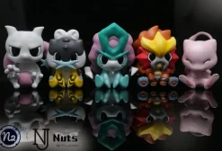 Sitting In A Row Set 2 - Pokemon Resin Statue - N2 Studios