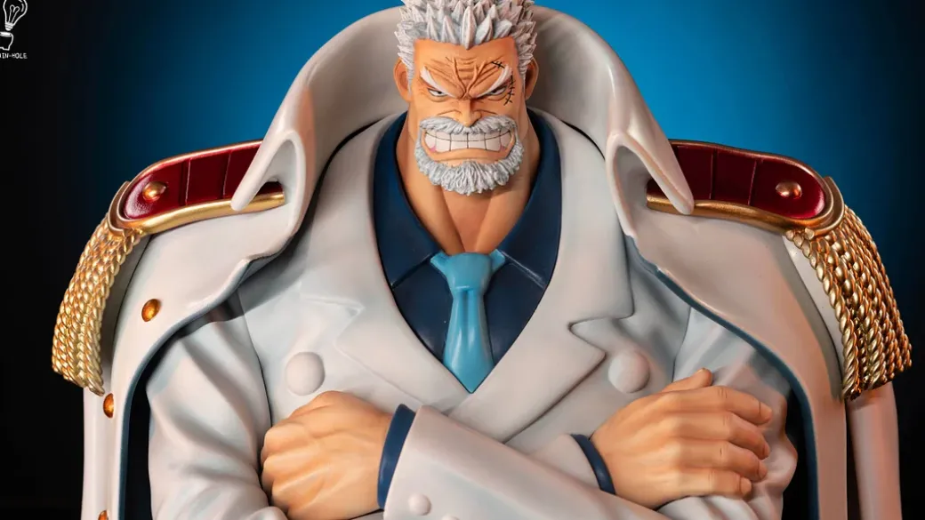Sitting Monkey D. Garp - ONE PIECE Resin Statue - Brain Hole Studio