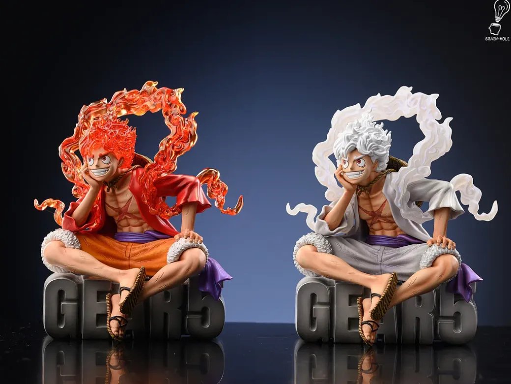 Sitting Nika Luffy - ONE PIECE Resin Statue - Brain Hole Studio