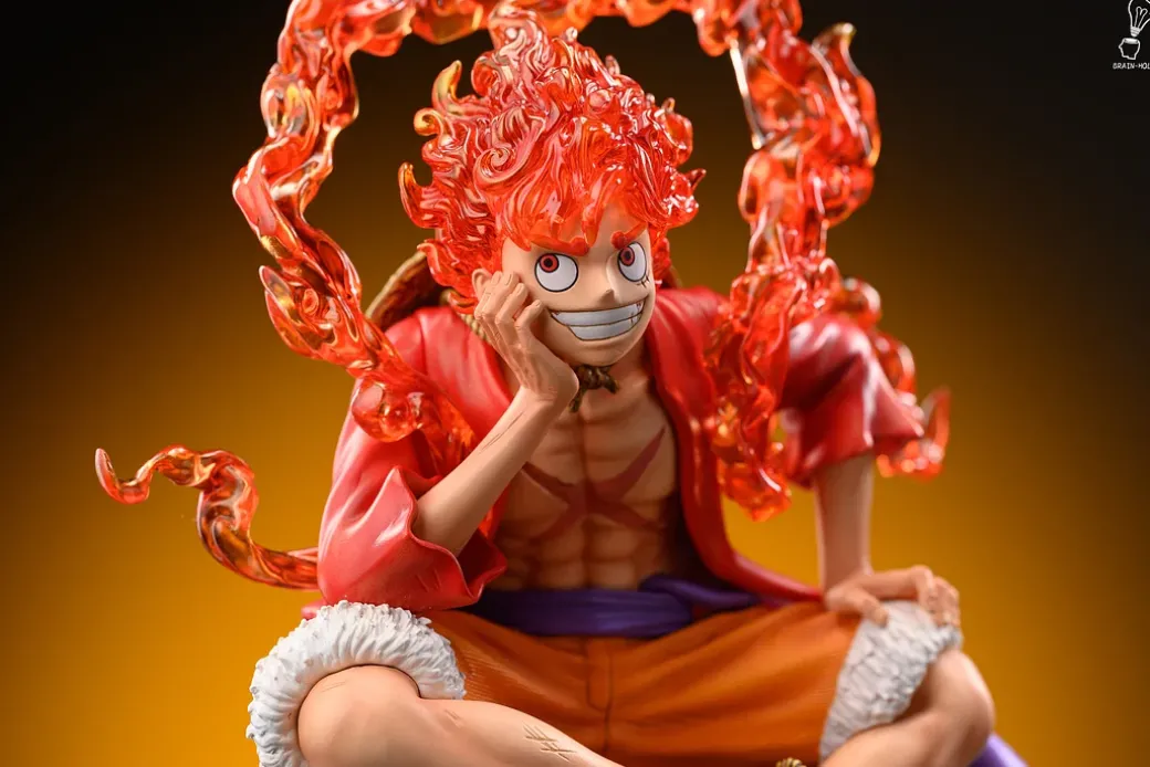 Sitting Nika Luffy - ONE PIECE Resin Statue - Brain Hole Studio