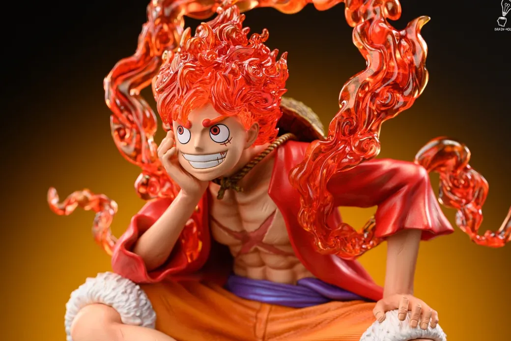 Sitting Nika Luffy - ONE PIECE Resin Statue - Brain Hole Studio
