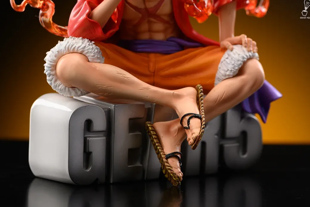 Sitting Nika Luffy - ONE PIECE Resin Statue - Brain Hole Studio