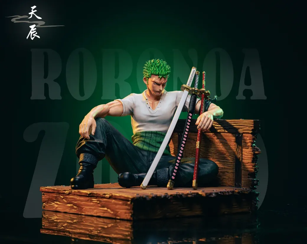 Sitting Roronoa Zoro - ONE PIECE Resin Statue - TianChen Studio