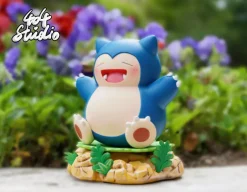 Sitting Series 002 Snorlax - Pokemon Resin Statue - 404 Studios