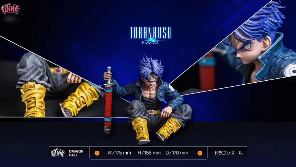 Sitting Series 002 Trunks - Dragon Ball Resin Statue - Wink Studio