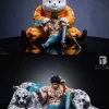 Sitting Seven Warlords of the Sea Series 002 Trafalgar D. Water Law - ONE PIECE Resin Statue - BT Studios