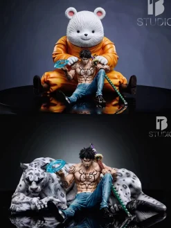 Sitting Seven Warlords of the Sea Series 002 Trafalgar D. Water Law - ONE PIECE Resin Statue - BT Studios