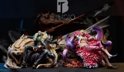 Sitting Seven Warlords of the Sea Series 007 Donquixote Doflamingo - ONE PIECE Resin Statue - BT Studios