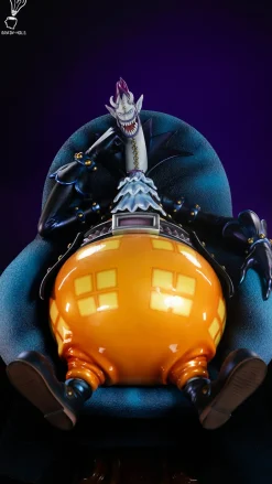 Sitting Seven Warlords of the Sea Series 002 Sitting Gecko Moria - ONE PIECE Resin Statue - Brain Hole Studio