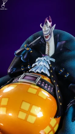 Sitting Seven Warlords of the Sea Series 002 Sitting Gecko Moria - ONE PIECE Resin Statue - Brain Hole Studio