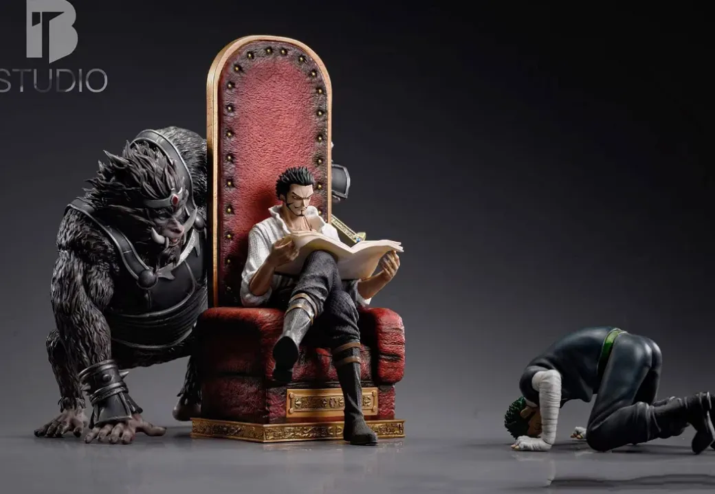 Sitting Seven Warlords of the Sea Series 005 Dracule Mihawk - ONE PIECE Resin Statue - BT Studios