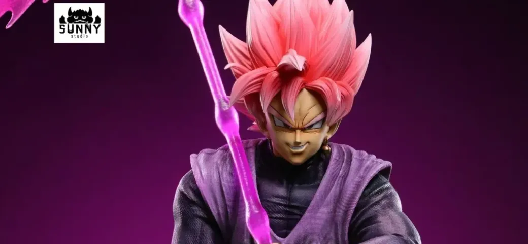 Sitting Super Saiyan Rose Son Goku - Dragon Ball Resin Statue - Sunny Studio
