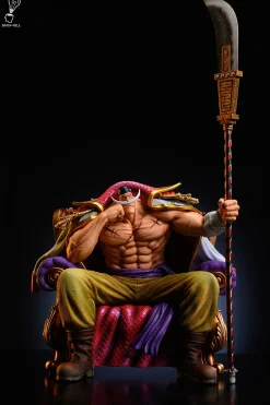 Sitting Whitebeard Edward Newgate - ONE PIECE Resin Statue - Brain Hole Studio
