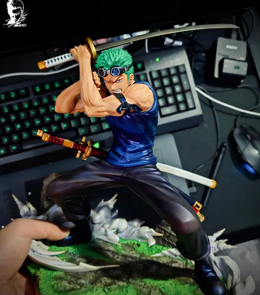 Sky Piea Roronoa Zoro Sanjuroku Pound Ho - ONE PIECE Resin Statue - LvZaoTou Studio