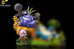 Sleeping Series 009 Gengar Family - Pokemon Resin Statue - DM Studios