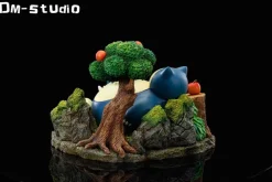 Sleeping Series 010 Snorlax Family - Pokemon Resin Statue - DM Studios