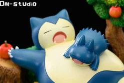 Sleeping Series 010 Snorlax Family - Pokemon Resin Statue - DM Studios